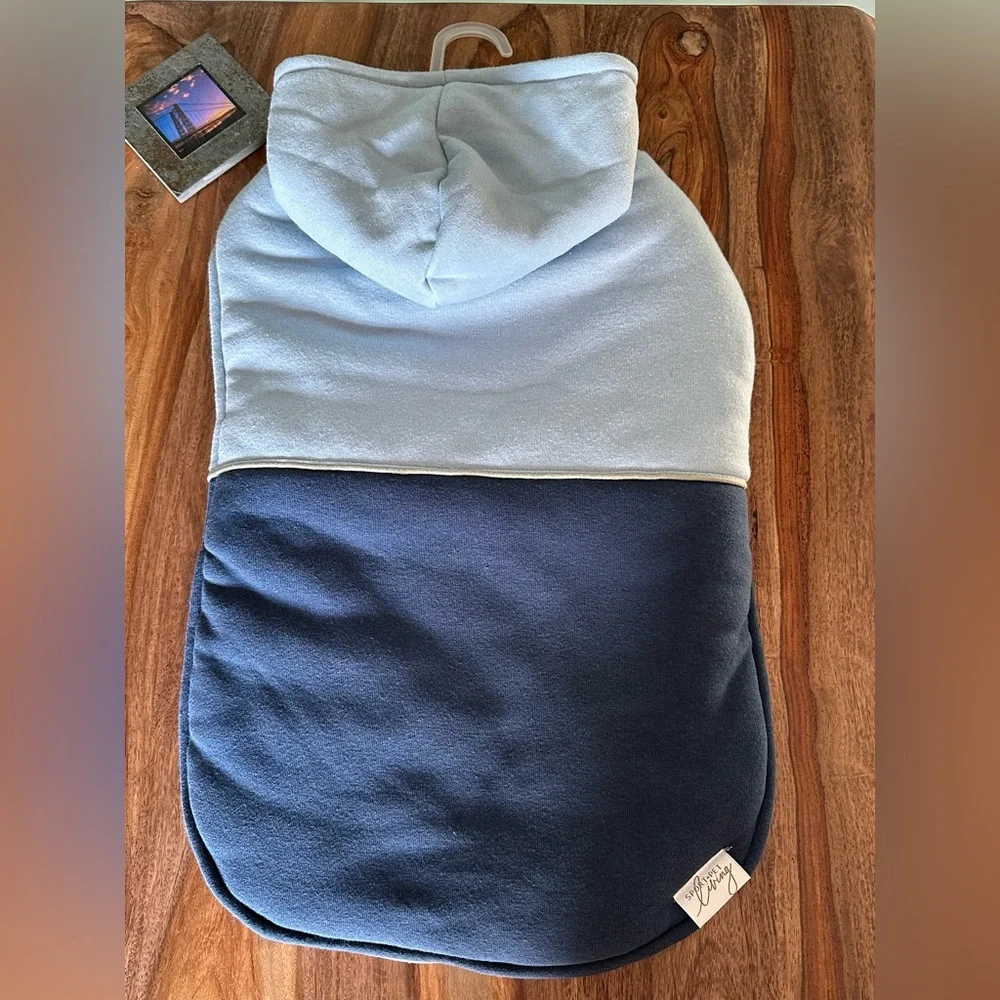 SportPet Color Block Hooded Jacket Sweatshirt fleece Jersey lining NWT LARGE